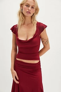 Guizio Soffiano Midi Skirt Set