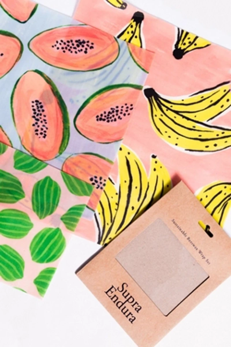 Supra Endura Fruits Beeswax Wrap Set