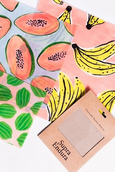 Supra Endura Fruits Beeswax Wrap Set
