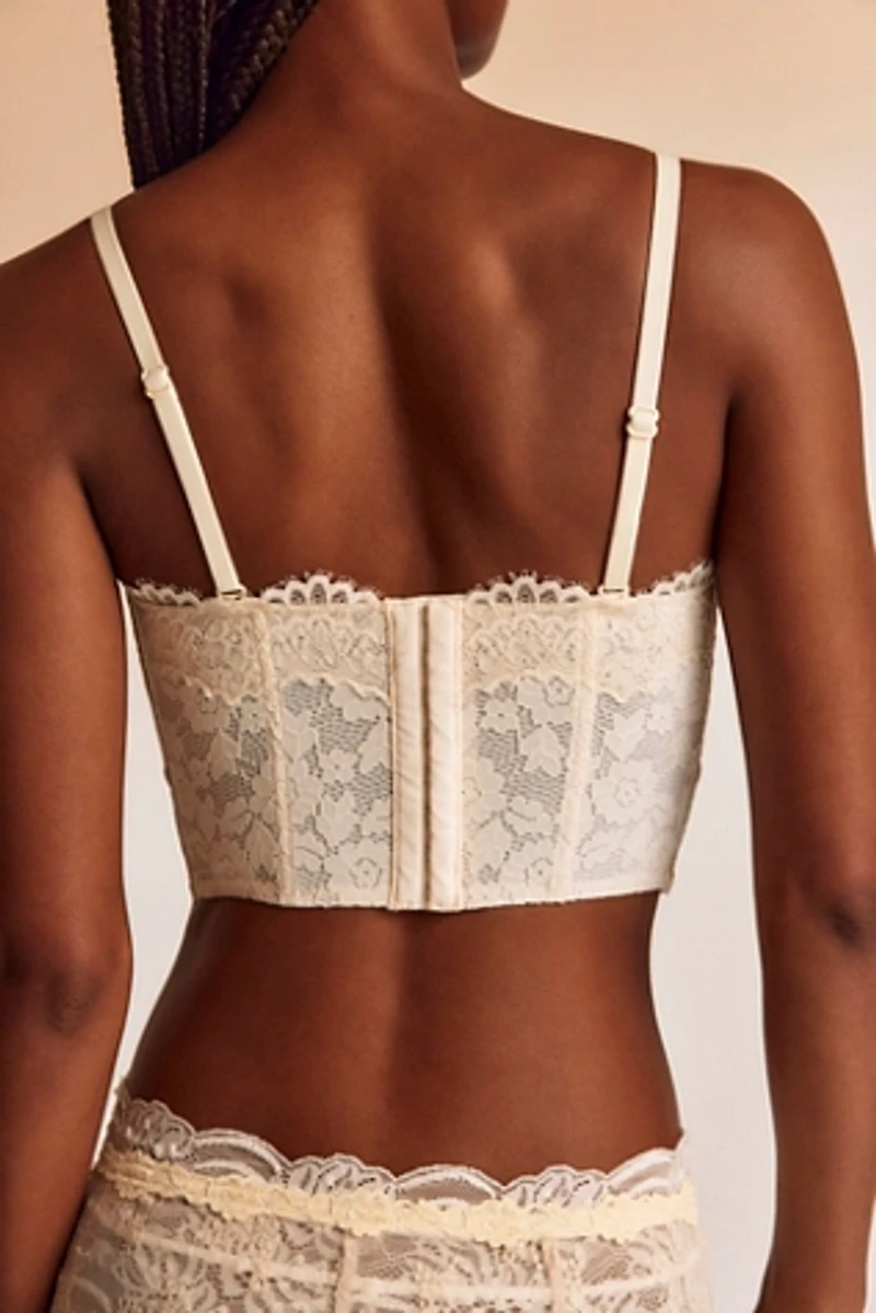 Lux Lisbon Lace Bustier Bra