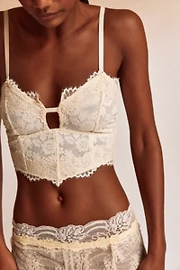 Lux Lisbon Lace Bustier Bra