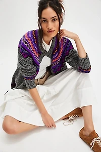 Anna Sui Fair Isle Cardigan