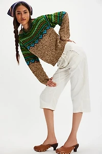 Anna Sui Fair Isle Pullover