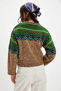 Anna Sui Fair Isle Pullover