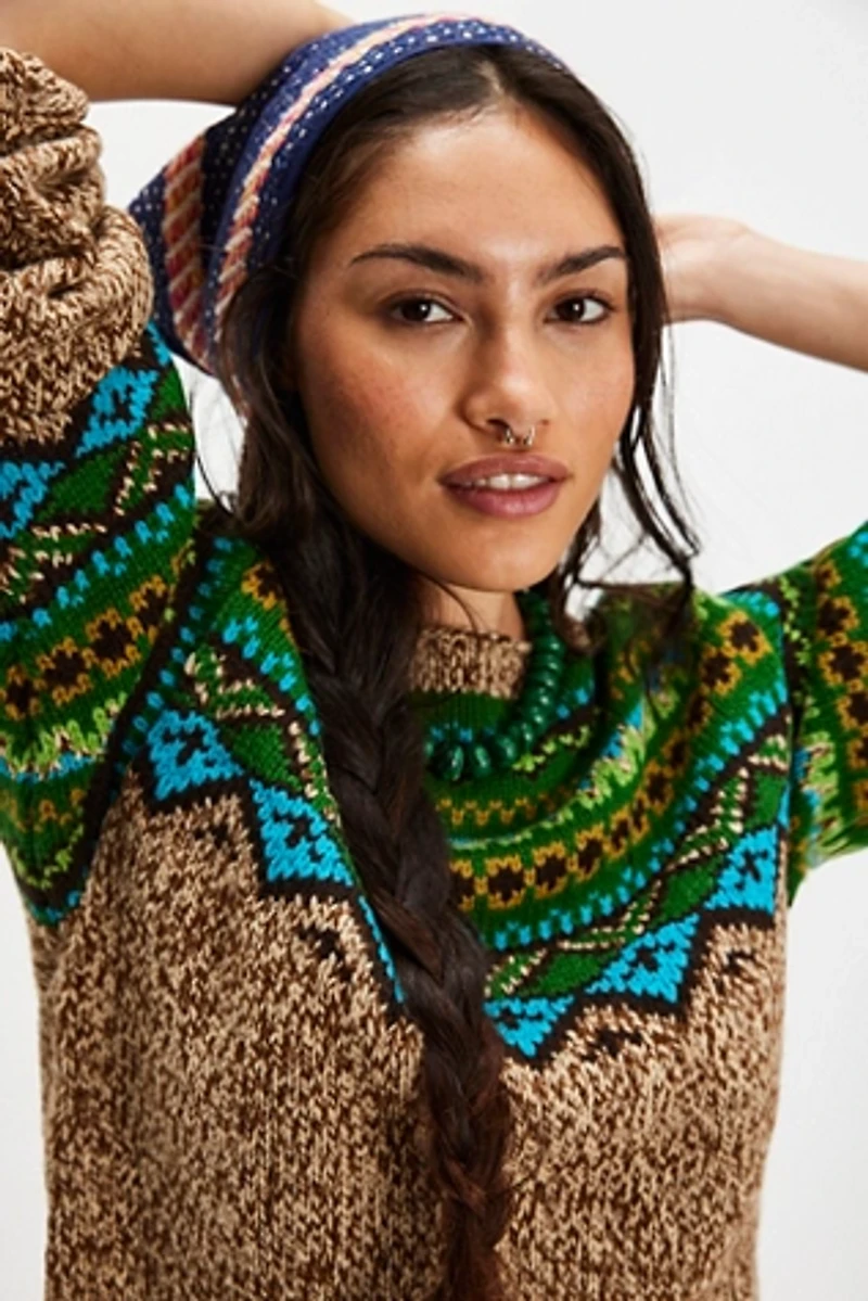 Anna Sui Fair Isle Pullover
