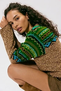 Anna Sui Fair Isle Pullover