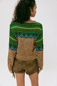 Anna Sui Fair Isle Pullover