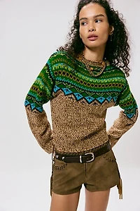 Anna Sui Fair Isle Pullover