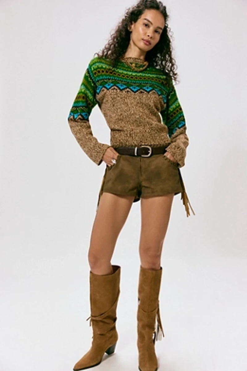 Anna Sui Fair Isle Pullover