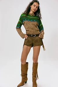 Anna Sui Fair Isle Pullover