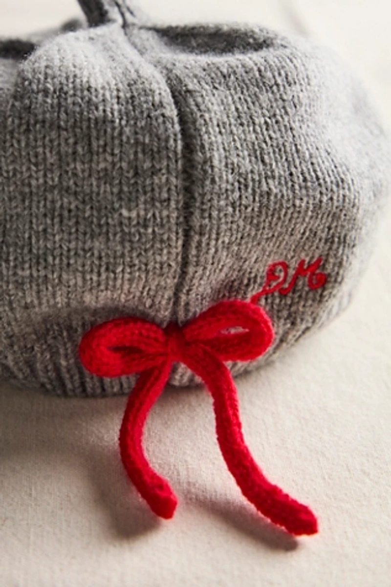 Damson Madder Knitted Beret