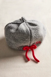Damson Madder Knitted Beret