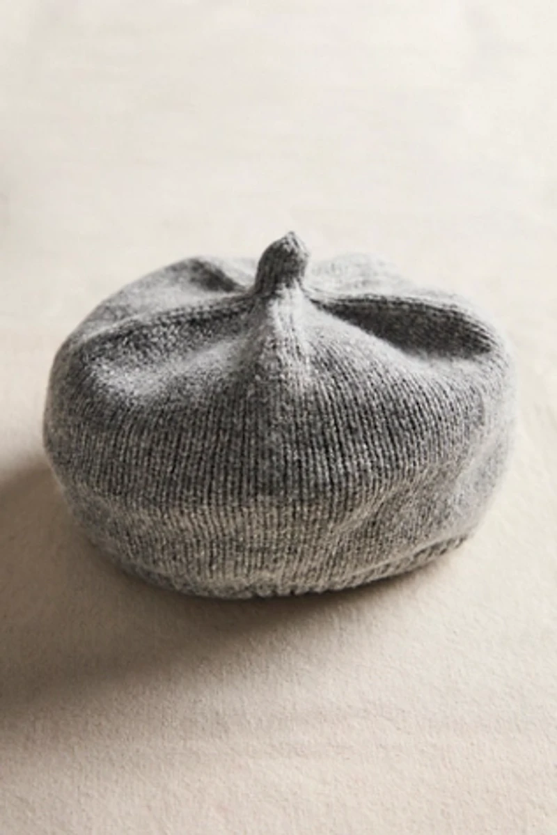 Damson Madder Knitted Beret