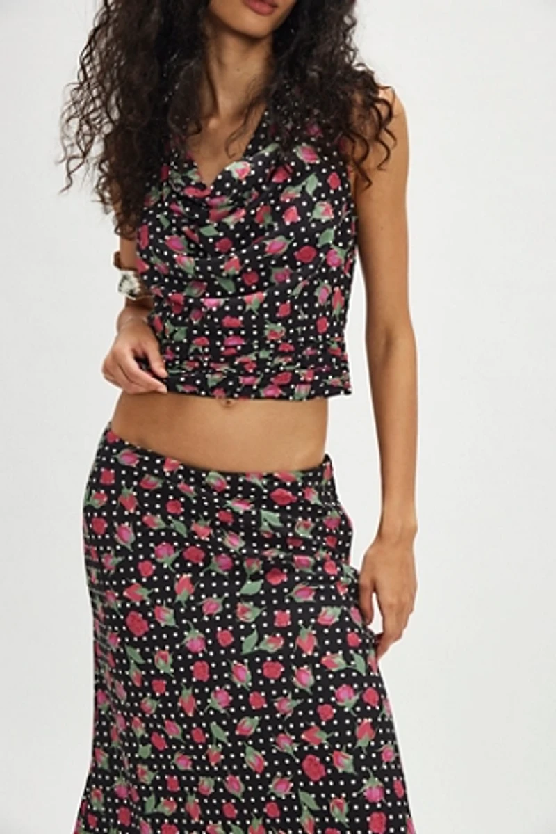 For Love & Lemons Betty Bud Midi Skirt Set