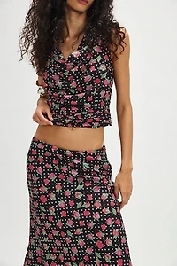 For Love & Lemons Betty Bud Midi Skirt Set