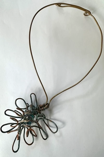 Vintage 1980s Artisan Marble Choker Selected by Cherry