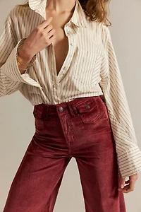 We The Free Kellee High-Rise Cord Palazzo Pants