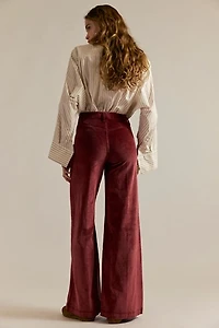 We The Free Kellee High-Rise Cord Palazzo Pants