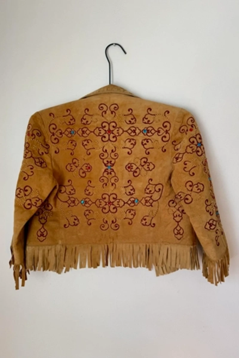 Y2k Rhinestone Fringe Jacket Selected by Wax Plant