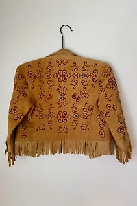 Y2k Rhinestone Fringe Jacket Selected by Wax Plant