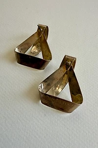Sterling Silver Abstract Earrings Selected by Wax Plant