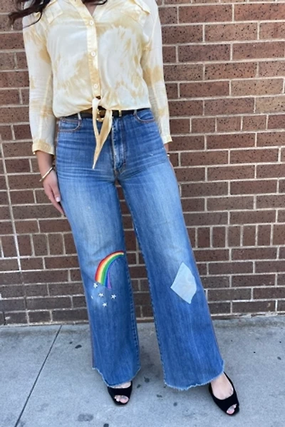 Vintage Embroidered Jeans Selected by FernMercantile