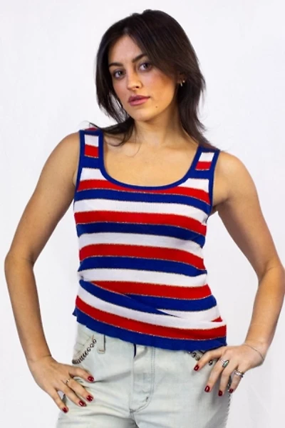 Vintage 60s Bobbie Brooks Striped Tank Top Selected by Black Shag Vintage