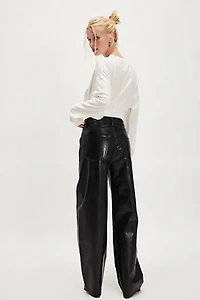 Citizens of Humanity Ayla Baggy Leather Pants