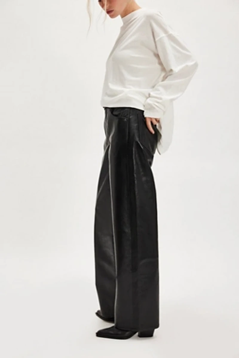 Citizens of Humanity Ayla Baggy Leather Pants