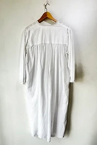Straw London White Cotton Nightgown Selected by The Curatorial Dept.