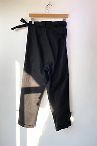 Caron Callahan Black Wrap Pants Selected by The Curatorial Dept.