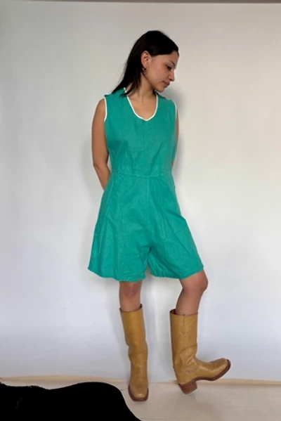Vintage Green Playsuit Selected by Atlantic Vintage
