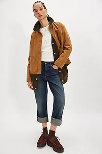 EDWIN Sawyer Coated Boyfriend Jeans