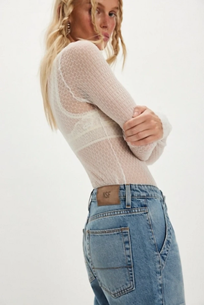 NSF Nix Mid-Rise Bootcut Jeans