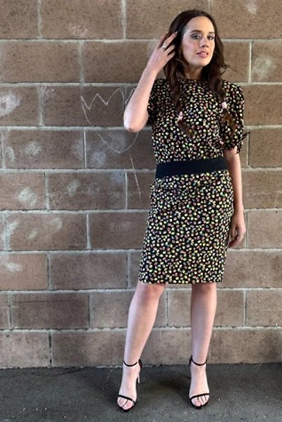 1980s Ungaro Strawberry Print Mini Skirt Set Selected by Personal Choice