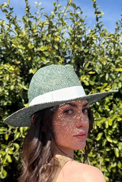 1980s Liz Claiborne Panama Hat Selected by Personal Choice