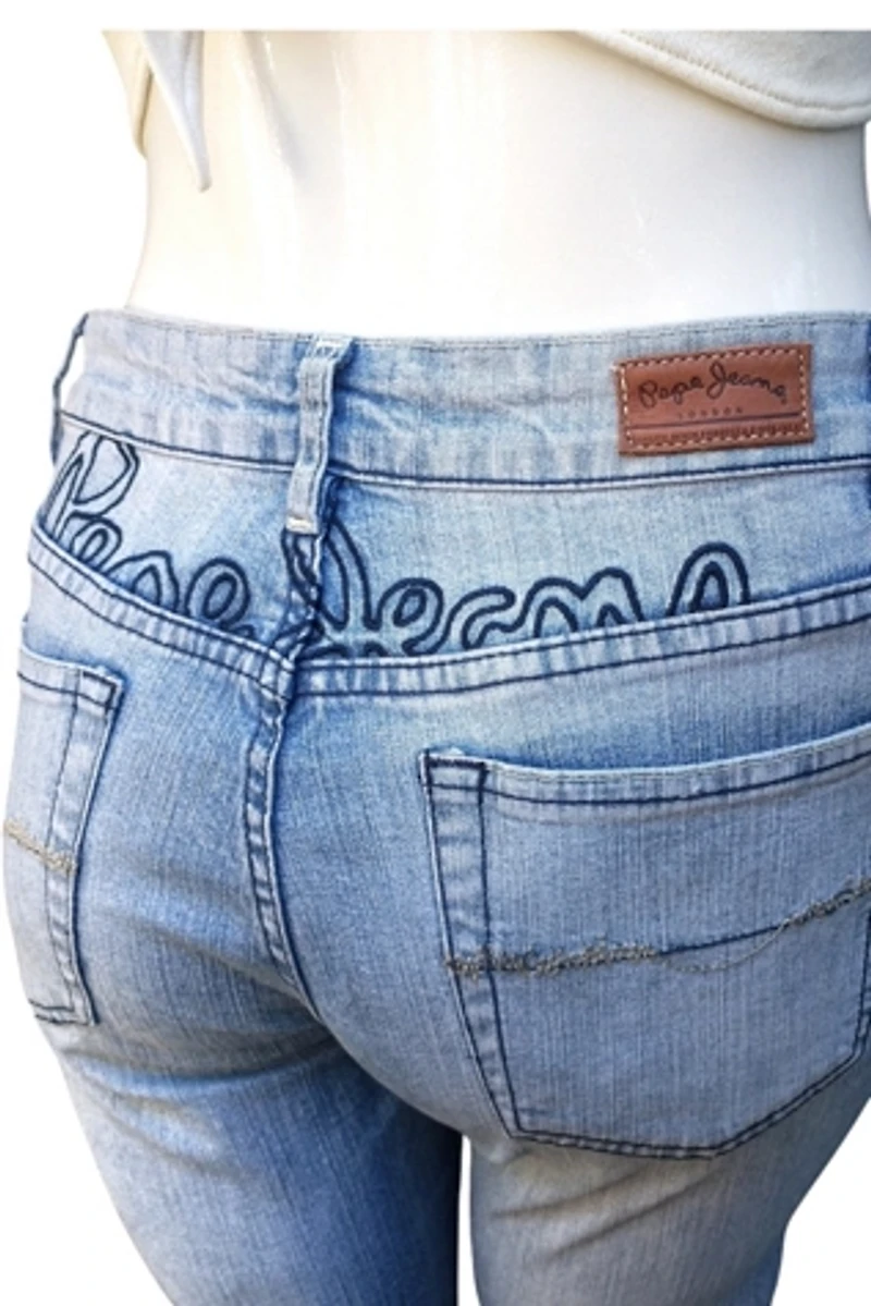 1990's Pepe Embroidered Denim Jeans Selected by Garbage Soup