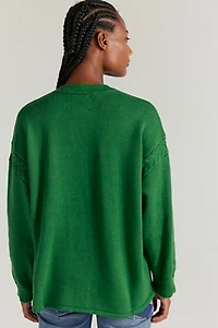Found Paisley Knit Cardi