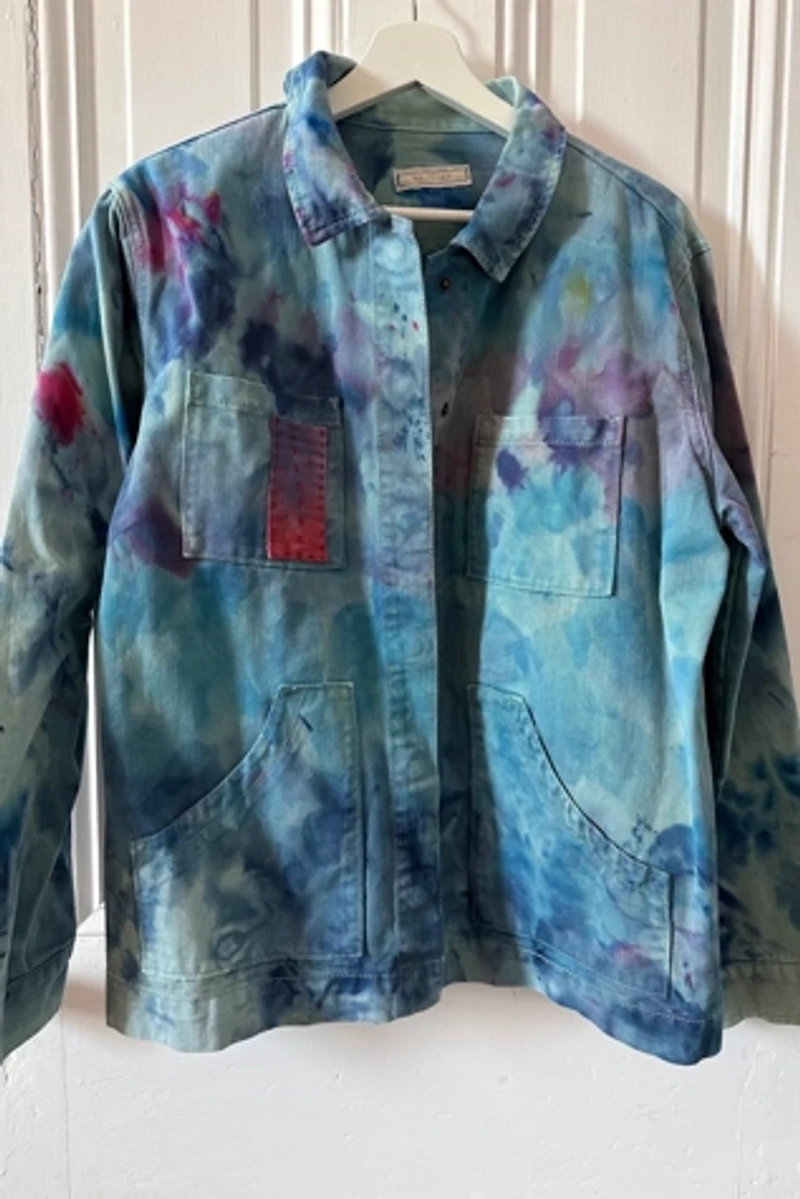 Bespoke Over Dyed Denim Chore Coat Selected by KA.TL.AK