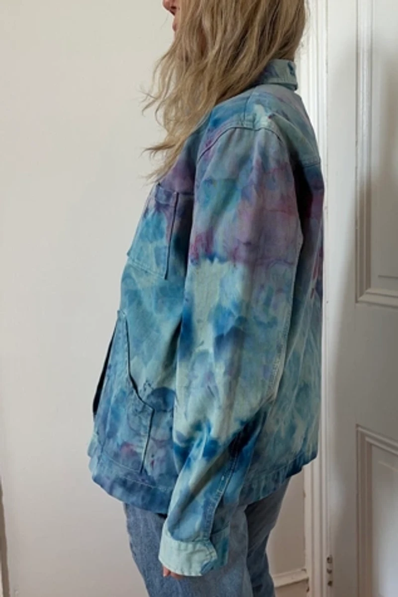 Bespoke Over Dyed Denim Chore Coat Selected by KA.TL.AK