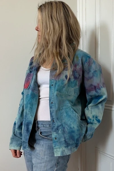 Bespoke Over Dyed Denim Chore Coat Selected by KA.TL.AK
