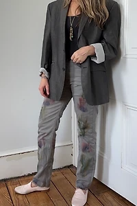Bespoke Over Dyed Gray Levi 511 Commuter Jeans Selected by KA.TL.AK