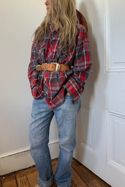Vintage Rustler Madras Western Shirt Selected by KA.TL.AK