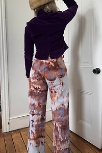 Bespoke Hand Dyed Wide Leg Jeans Selected by KA.TL.AK