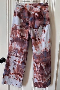Bespoke Hand Dyed Wide Leg Jeans Selected by KA.TL.AK