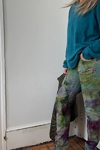 Bespoke Over Dyed Moss Levi 512 Selected by KA.TL.AK