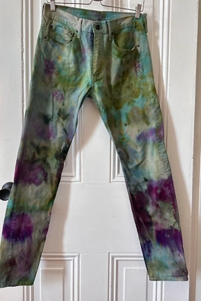 Bespoke Over Dyed Moss Levi 512 Selected by KA.TL.AK