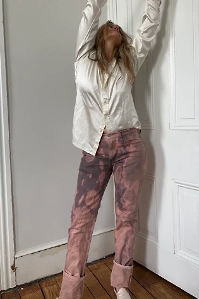 Bespoke Over Dyed Pinkish Levi 511 Jeans Selected by KA.TL.AK