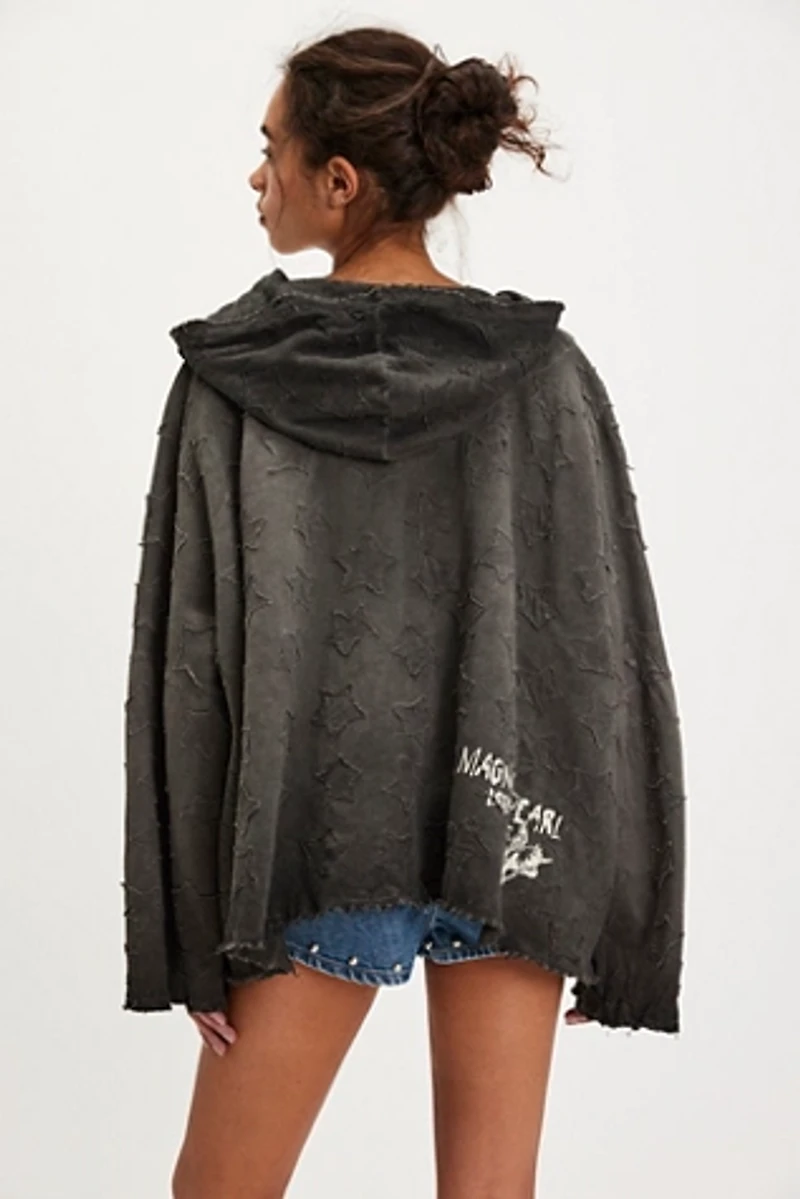 Magnolia Pearl Star Applique Fritza Hoodie