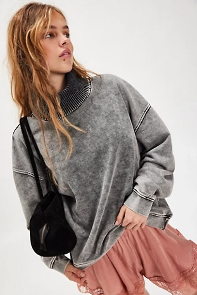 OneTeaspoon Fleece Roll-Neck Sweatshirt